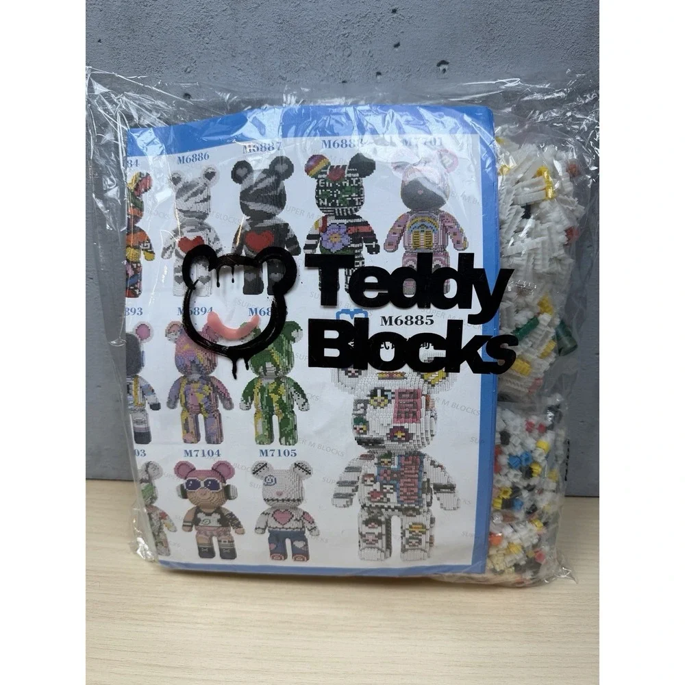 Teddy Blocks Ghost Skull Bear‎  M6885
